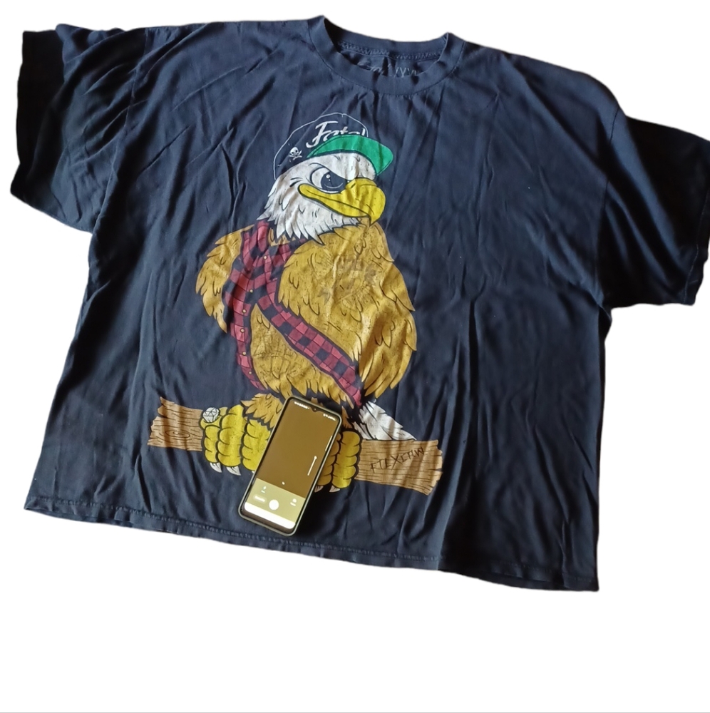 464 Fatal Vintage Graphic Eagle Skull Cap x Men XXXL Tagless FTLXCRW Gangster